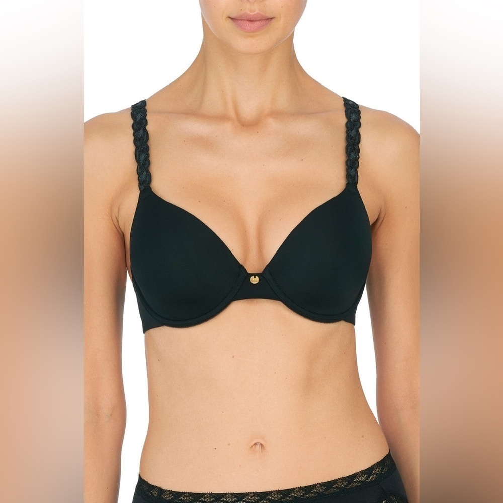 NATORI Pure Luxe Custom Coverage Contour Underwire Bra Size 30DD